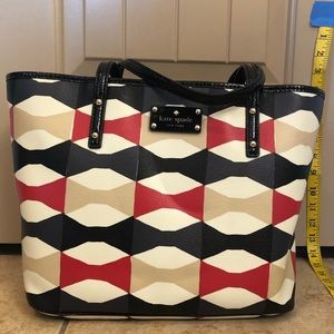 Multi colored Kate Spade tote